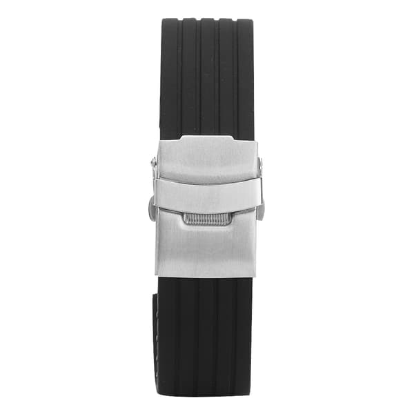 Universal Adjustable Silicone Watch Strap Replacement Accessory (18mm)
