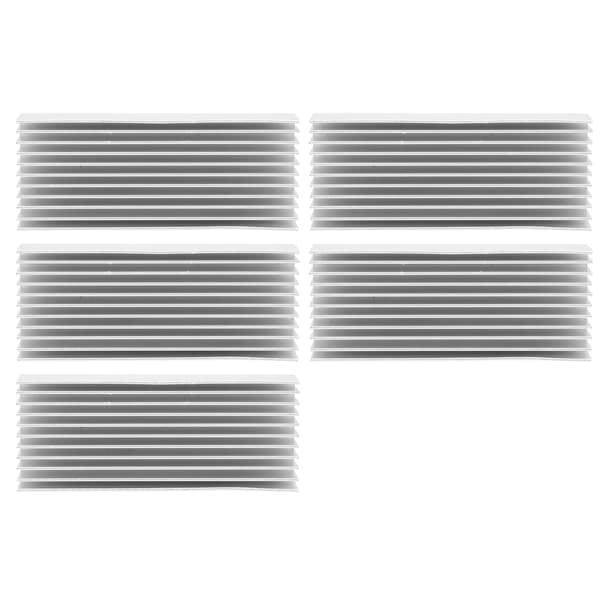 5 stk. aluminium kjøleribbe for CPU PCB-kort kjøledeler 40 x 20 x 100 mm