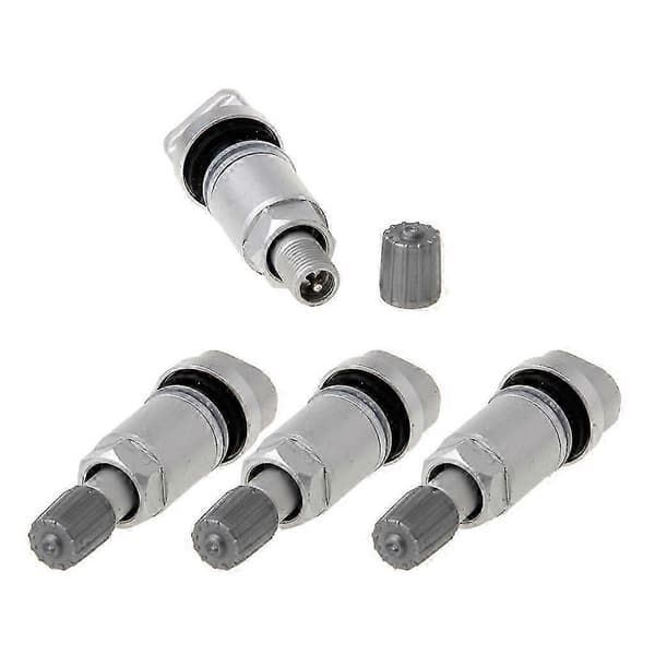 4 stk. TPMS System Dekktrykksensor for Ventilspindelsett TPMS Overvåking for Ventil for 407 407SW