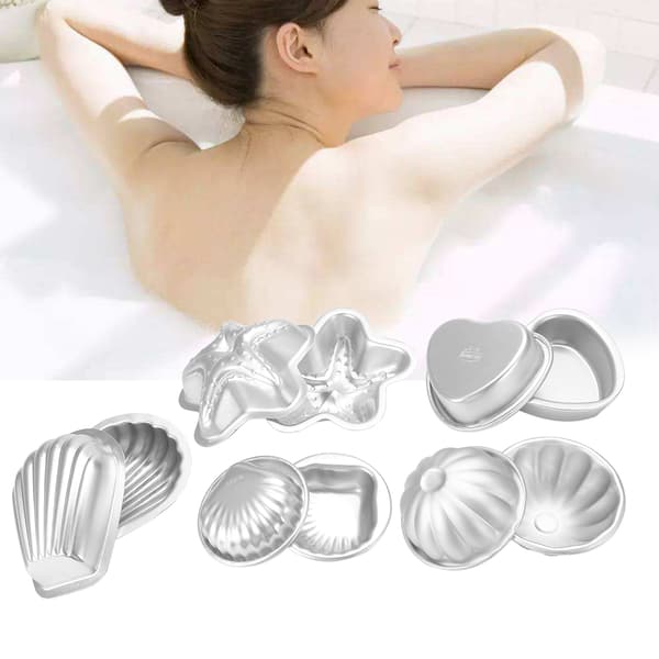 Handmade Aluminum Alloy Bath Bomb Molds, DIY Baking Tools