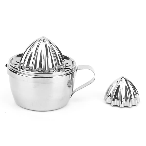 Manuel saftpresser i rustfrit stål til appelsin, citron og citrusfrugter – håndpresseværktøj til køkkenet