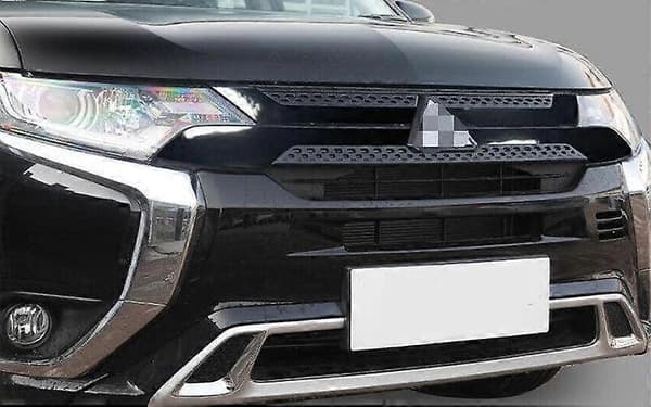 Til Outlander 2016-2020 Bright Black Front Center Mesh Grille Grill Strip Sticker