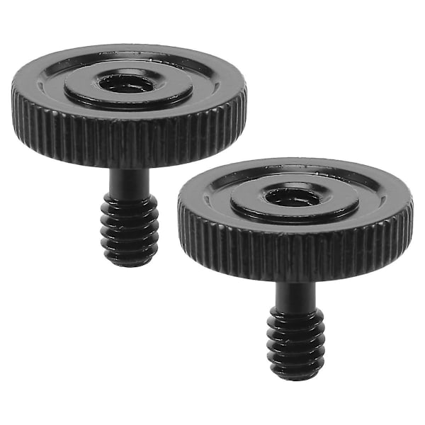 Tumskruv Snabbkoppling för Kamera 1/4\" Tumskruv L Fäste Skruvfäste Adapter Botten 1/4\"-20 Hontråd (2-pack)