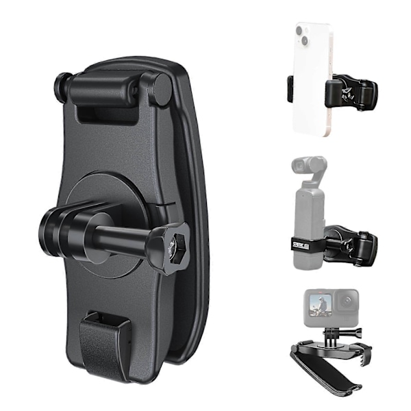 STARTRC Repun Kamerakiinnike Hihnalukko Pikakiinnitys 360° Kääntyvä Adapterilla & M5 Ruuvilla Yhteensopiva DJI Action 3/2 Insta360 X3/ Insta360 Kanssa