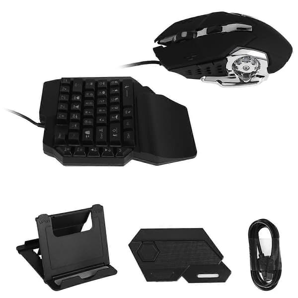 Gamepad Mobil for Kontroller Gaming Tastatur Mus Konverter Bluetooth for IOS Android Spilladapter