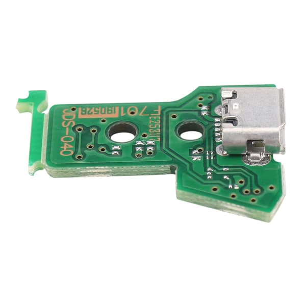 4x Til PS4 Controller - USB Opladningsstik Kredsløbskort -040 12-bens Kabelport