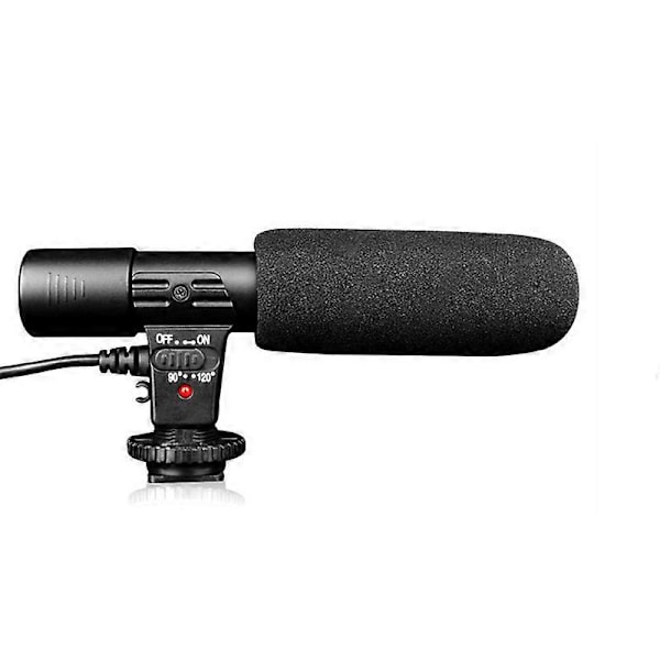 Mikrofon for Canon Nikon DSLR Kamera DV Videokamera Telefon