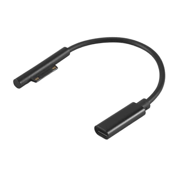 För SURFACE Connect till USB-C Laddningskabel Kompatibel för SURFACE Pro7 Go2 Pro6 5/4/3 Laptop1/2/3 &