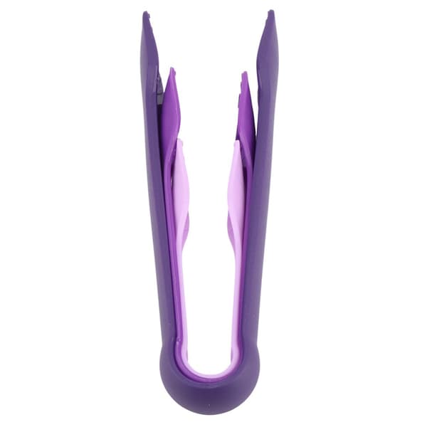 Multifunctional Purple Bread Tongs for Home Bakery (3 Pcs)