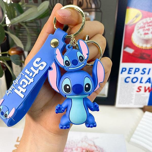1 stk Animationstegn Disney Stitch Nøglering Vedhæng