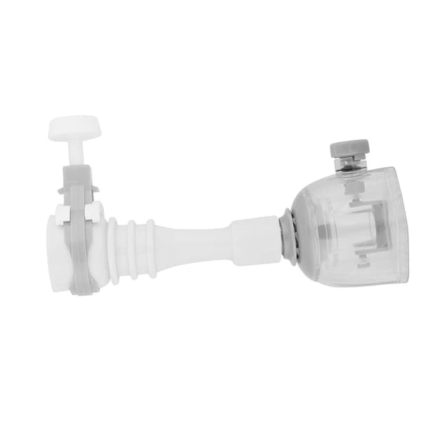 Flexible Water-Saving Extension Faucet Splash-Proof Kitchen Valve Spray Grey 13cm