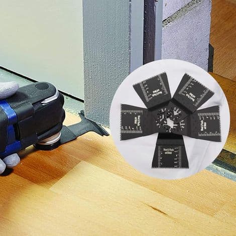 5-pack oscillerande sågblad för 65 mm multiverktyg