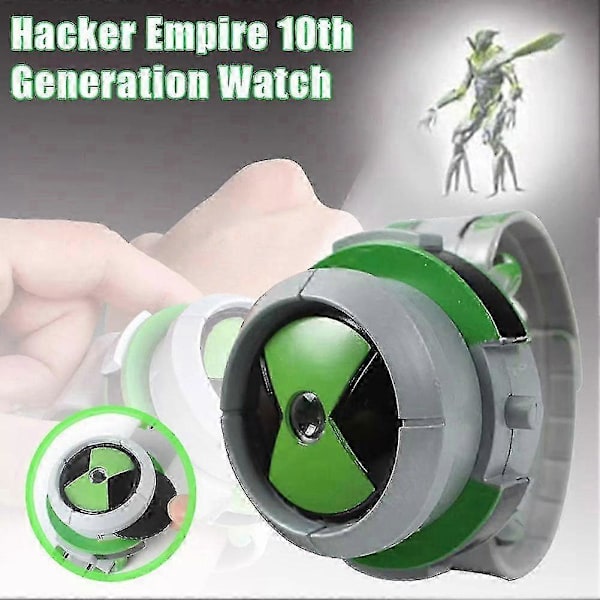 Ben 10 Omnitrix Ur-Klok Force S9r3 Børneprojektor/ Legetøj -Ribn