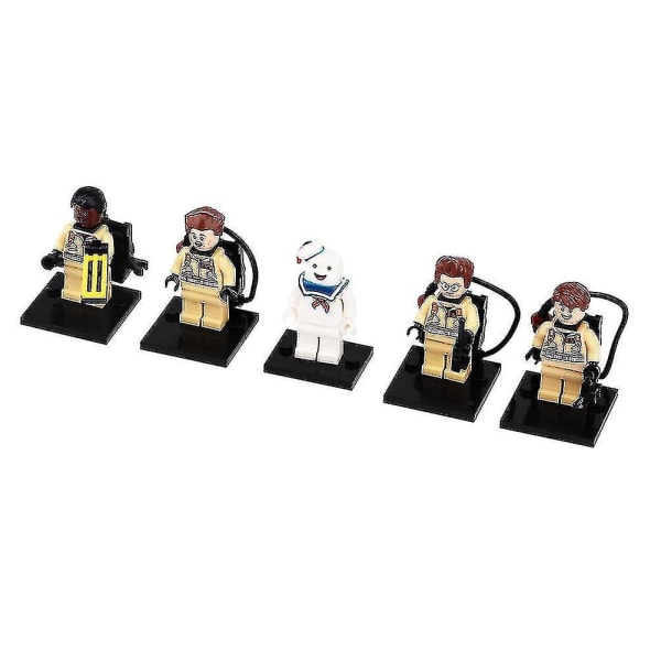 5 st/set Ghostbusters docka present hem DIY byggkloss leksak action