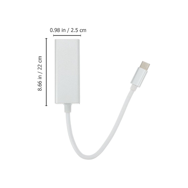 USB-adapter USB-kontakt USB-C Ethernet-adapter LAN Trådbunden adapter Megabit LAN Nätverksadapter