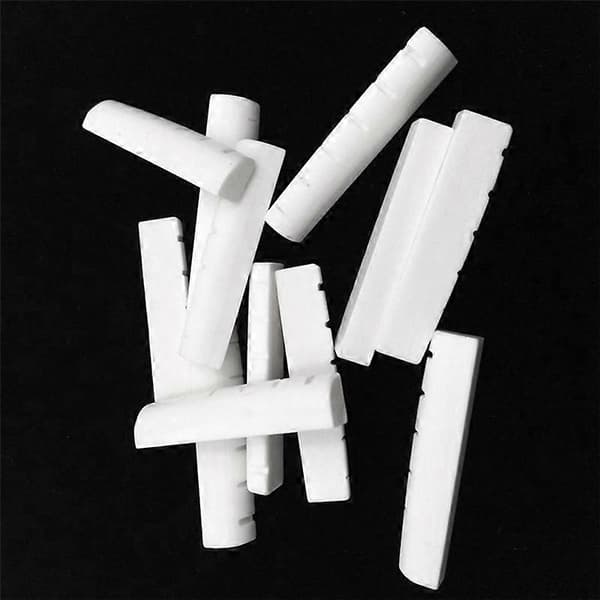 4 st 6-strängad akustisk gitarrbenstall Sadel 72mm och Mutter 43mm Benmutter Topp Folk Kudde Folk Bo