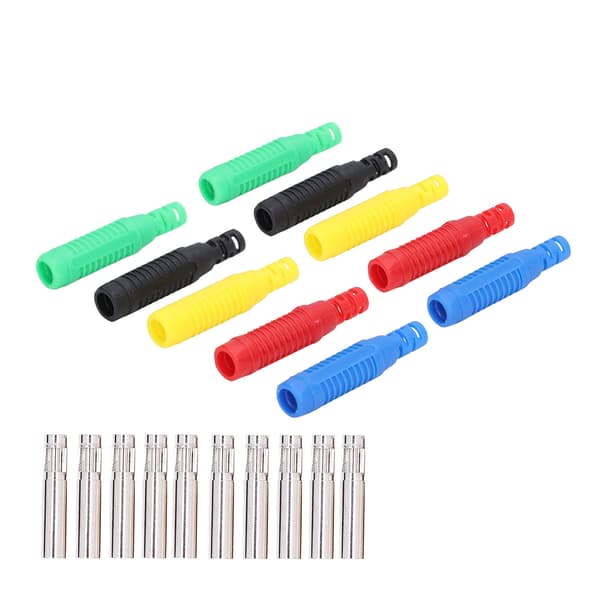 10 set banana plug strong connection good electrical conductivity lantern banana socket for electronics computers