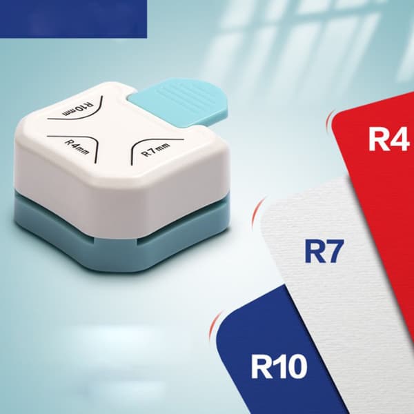 Corner Rounder Punch 3 in 1 R4 R7 R10 Multifunctional Labor-Saving Paper Corner Cutter Punch