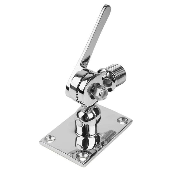 Marin VHF-antenn 316 Rostfritt Stål Justerbart Basfäste för Båtar