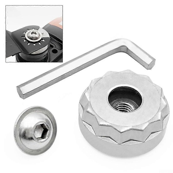 3 deler for Starlock adapterverktøy, Star Lock-system, kraftverktøy, adapter for oscillerende sagblad