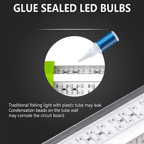 45W DC 12V Super Bright LED Fisketiltrækkere Undervands Dock Natfiskeri Lys Lokkemad