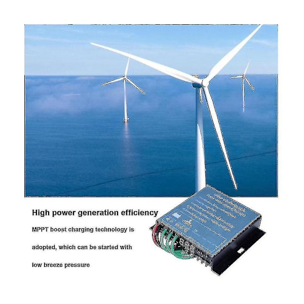 Vindgenerator Controller 12/24v 800w Mppt Vindladningscontroller Vindmølle Generator Controller