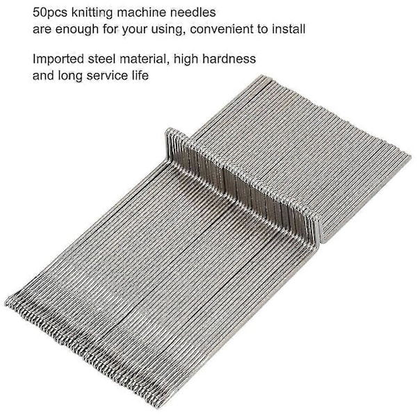 50st Stål Stickmaskinsnålar Set, Lämplig För Kr830 Kr840 Kr850 Kr890