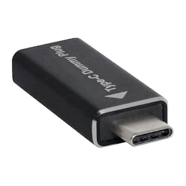 Virtuell Skärmadapter Typ-C DDC EDID Dummy Plug USB-C Huvudlös Spökdisplayemulator 1920x1080p