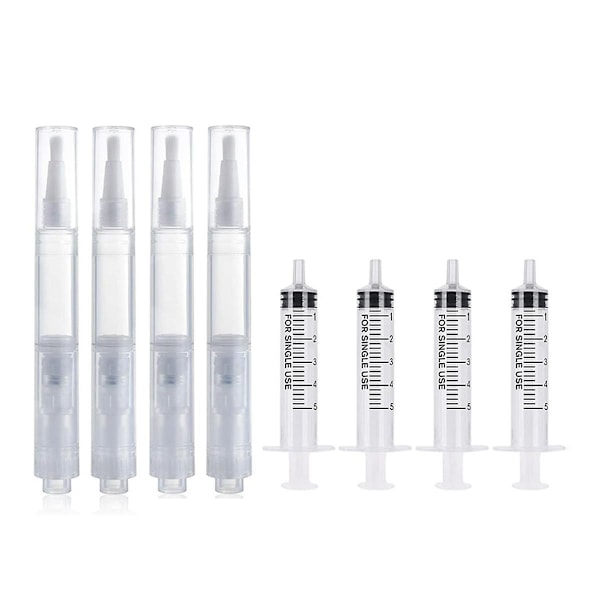 Touch Up Malingpenn 5ml 8-pakning Fyllbar Maling Touch Up Pensel for Vegger Fyllbar Maling Touch Up