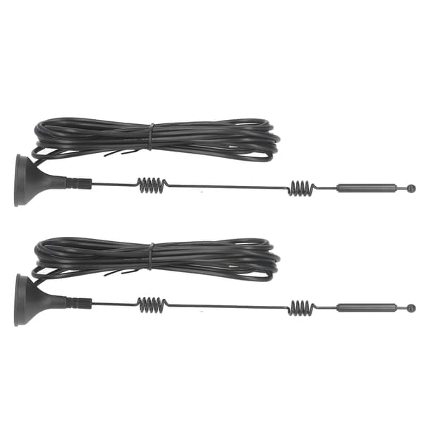 2-pack 2,4/5,8 GHz WiFi-antenn magnetisk koppar 12dBi hög förstärkning SMA hane för router