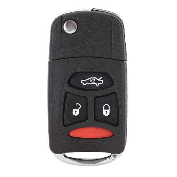 3 Panic-knap Foldbar Fjernbetjening Flip Shell Nøglehus Cover Passer til CHRYSLER 300 2005-2007