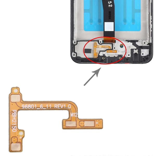 Original högtalarflexkabel för Samsung Galaxy A22 5G