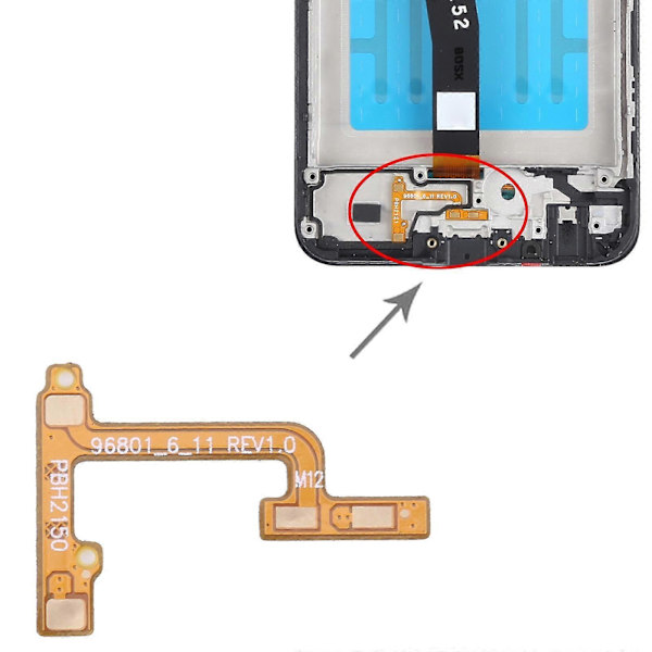 Original høyttaler flexkabel for Samsung Galaxy A22 5G
