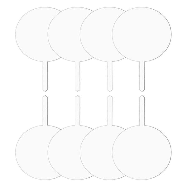 Akryl Kagepynt Rund Cupcake Topper Tom Kagepynt Pind, DIY Akryl Kagepynt Tom Cirkel