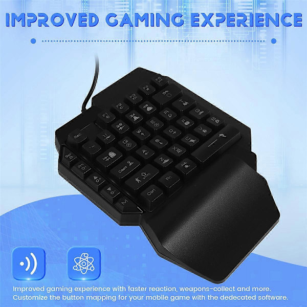 Gamepad Mobil til Controller Gaming Tastatur Mus Konverter Bluetooth til IOS Android Spiladapter