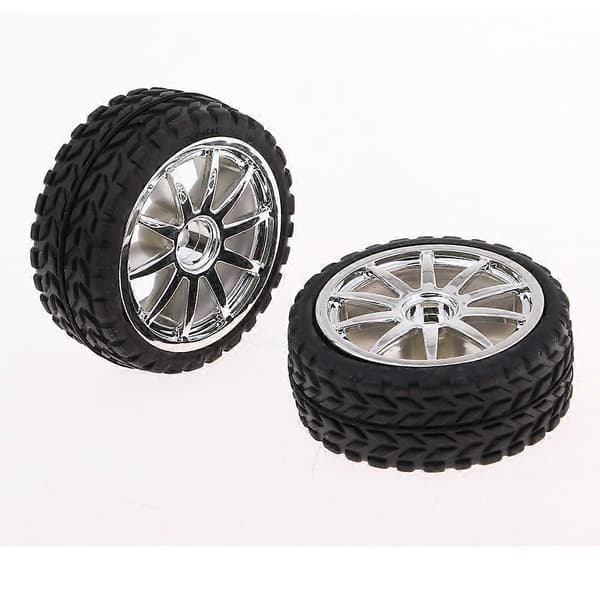 4 stk. RC Bil Lastebil Erstatningsdekk Hjul 65mm for Robot Bil Modell Leker