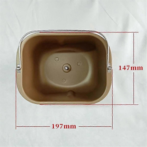 Tillbehör för hushållsbrödmaskin Brödtrumsfoder Mixer Brödmaskin Baktråg för brödmaskin
