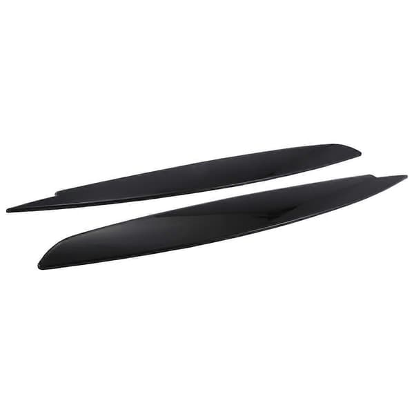 Bil Strålkastare Ögonlock Skydd Svart Ögonlock Bryn Trim ABS för 1-serie E87 E88 E81 E82