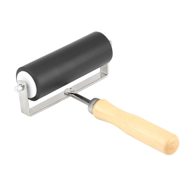 Professionel hårdgummi brayer-rulle blækpensel til kunst, håndværk, oliemaling, trykværktøj