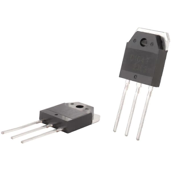 2 silisiumtransistorer - D1047 + B817, 200V, 12A