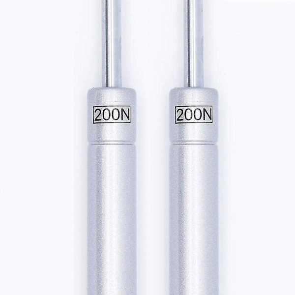 2 st 200n gasfjäder, gaslyft teleskopisk mjukstängning fjäderlyft stannar gasfjäder skåp