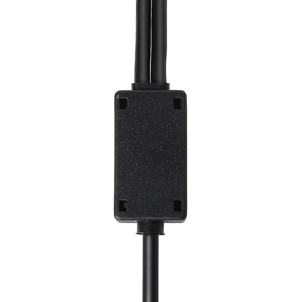 Sort Holdbar Aviation Headset Til Bus XLR Til GA (Dobbelt Stik) Pilot Headset Adapter Konverter