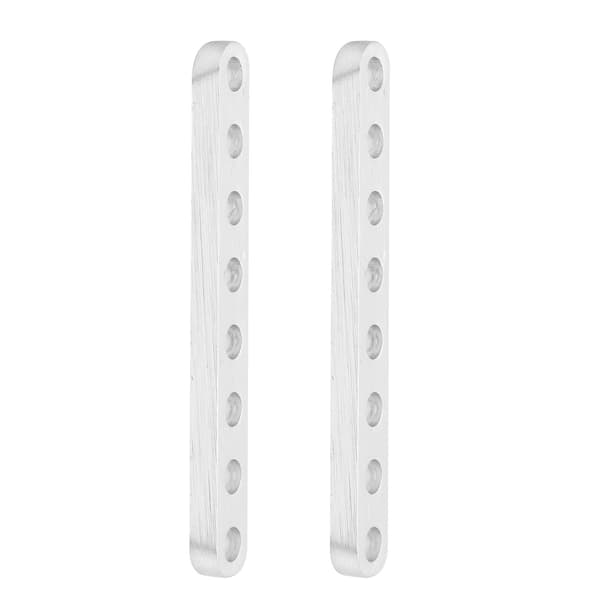 1 Pair Robotic Structure Flat Beam Part Accessory 8 Holes 3102-0008-0064 4 x 8 x 64 mm