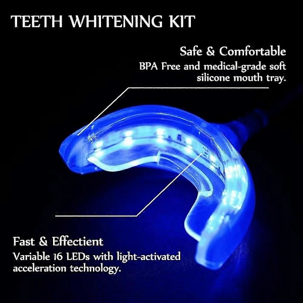 Mundsår Kur Lindring Gingivitis Terapi Led Blåt Lys Terapeutisk Apparat