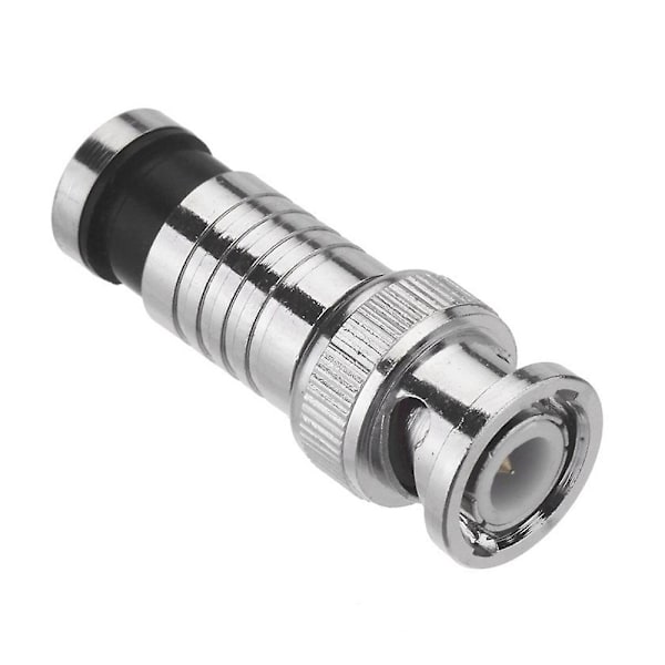 10 kpl BNC-puristinliittimiä koaksiaalikaapelille RG59 CCTV-kameroille