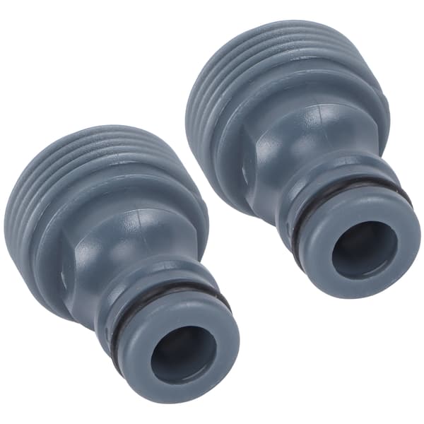 2pcs Quick Connect Nipple G3/4 Male Thread Hose Pipe Adapter Garden Irrigation