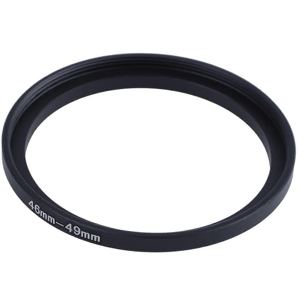 46mm till 49mm Kamera Filter Lins 46mm-49mm Step Up Ring Adapter