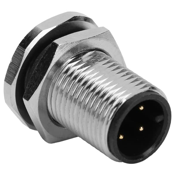 M12-F2-P4 Panel Mount Socket F2 M12 IP67 Waterproof Connector 4 Pin Plug Adapter