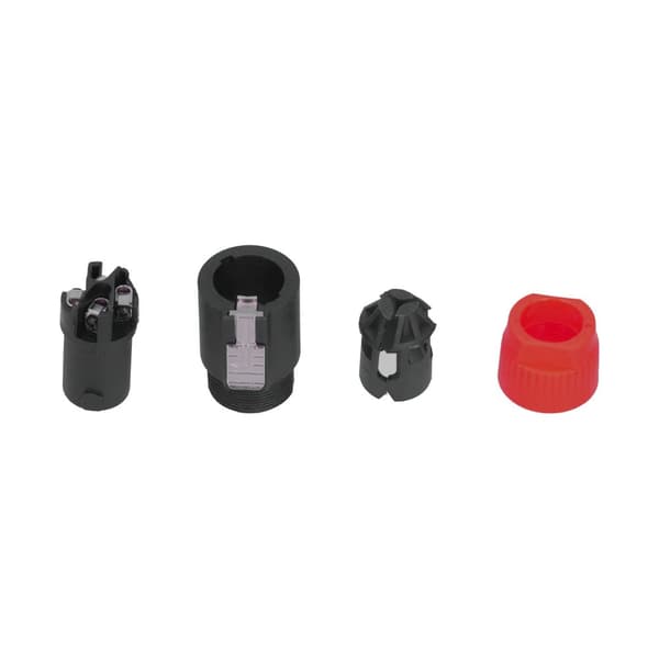 4-pack Twist Lock högtalarkabelkontakt, CNL4FC (röd)