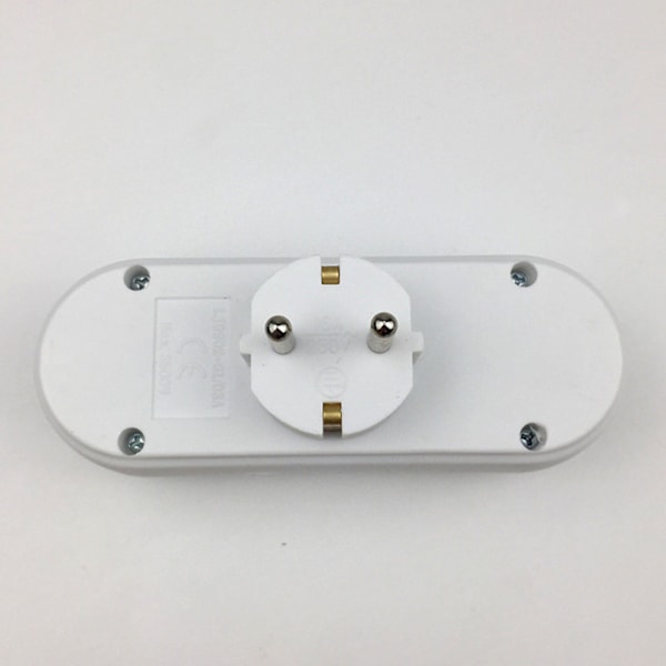 2 stk. 3-vejs stikadapter, 3-vejs multi-stik væg- eller skrivebordsstik 16a/250v